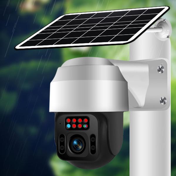 Outdoor Solar 4G Camera High Speed 360 Degree Night Vision Surveillance Remote Control WIFI Camera