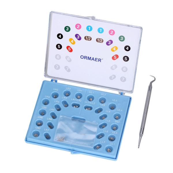 Dental Metal Self Ligating Braces , Orthodontic Damon Q Braces Mini Roth 022 Model