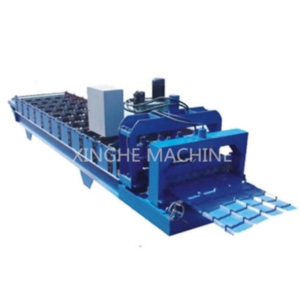Industrial Aluminum Step Tile Roll Forming Machine With Metal Slitter Machine 