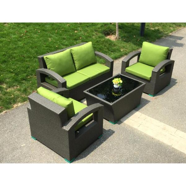 Modern Aluminium PE Rattan Outdoor Wicker Sofa sets Garden wicker Patio sofa furniture