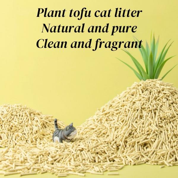 Low Tracking Soybean Corn Cat Litter 100% Plant Tofu Cat Litter Sand