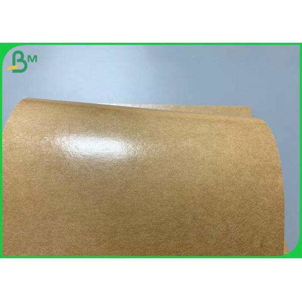 PE Coated 300g Brown Kraft Paper For Making Disposable Waterproof Food Box