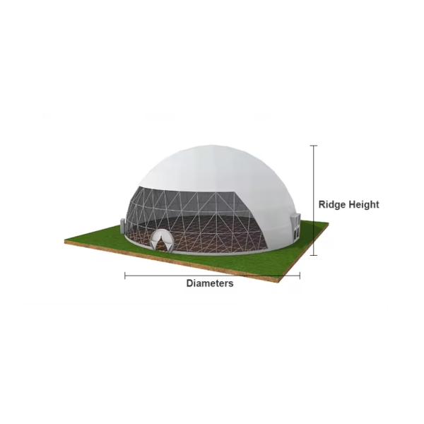 Custom Luxury Geodesic Dome Shape Tents Hotel Dome Tents Camping Round Dome Tents