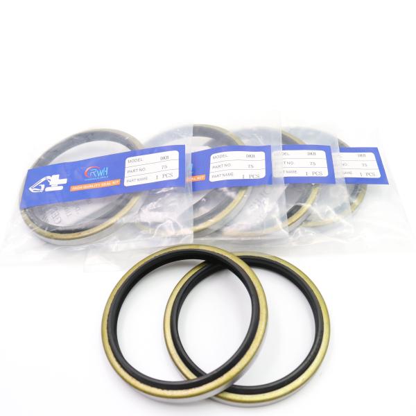 Черное гидравлическое уплотнение Dkb пыли утюжит резиновый материал для экскаватора Crawler