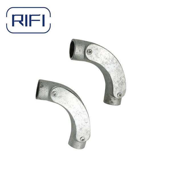 Acessórios de conduta GI galvanizados a quente 20 mm Acessórios de cotovelo de conduta BS4568