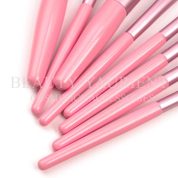 Anti Bac 8 Piece Makeup Brush Set PBT Hair Travel Makeup Brush Set