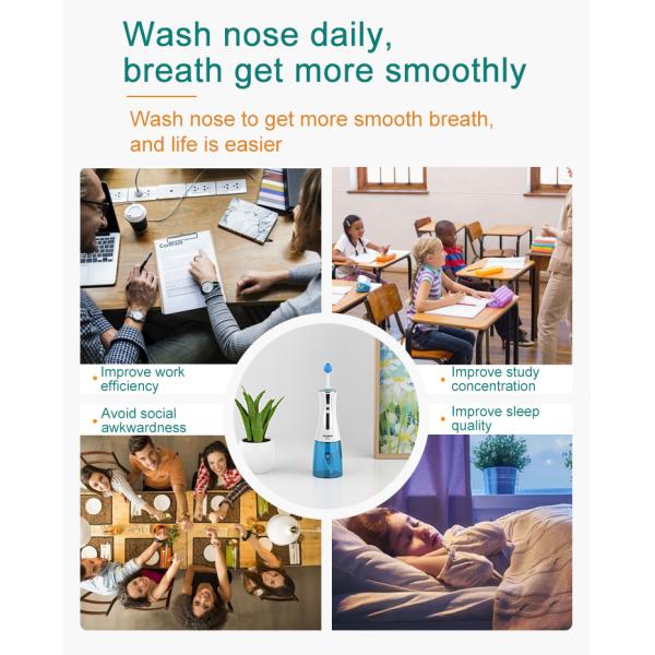 Уборщик Nicefeel 300ml IPX7 водоустойчивый электрический носовой