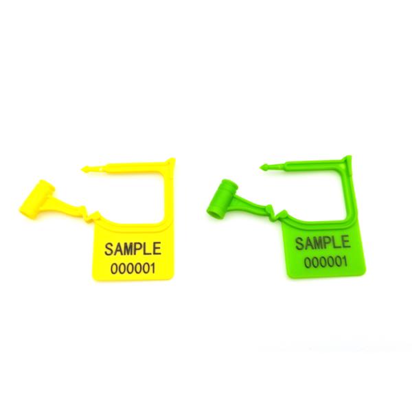 Disposable Mini Plastic Padlock Security Seal Self Locking Mechanism 49N Tensile Strength