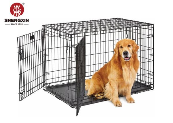 Black Indoor Safe And Secure Metal Dog Cage For Dogs