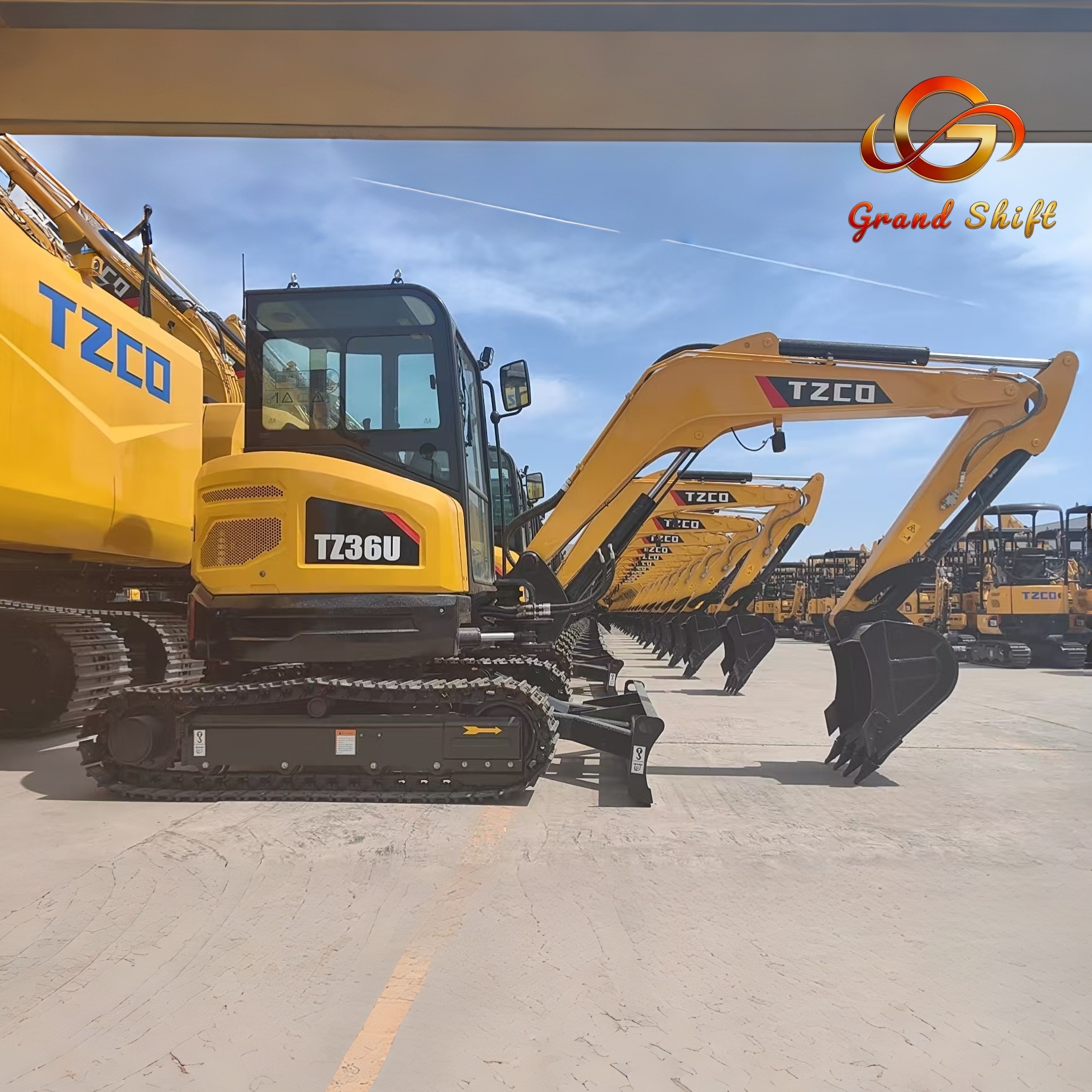 TZ36U 3.6Ton Mini Excavator with Zero Tail Swing and Yanmar Engine for Landscaping and Construction