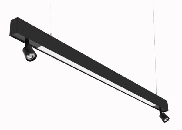 Aluminum 80-90lm/W 1.2m 36 WATT LED Linear Lighting Fixture Black IP20 60Hz CE