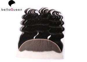 Fechamento invisível da peça do cabelo 13*4 brasileiro frontal profundo do laço