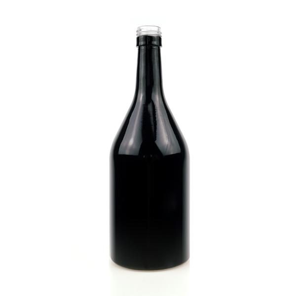 500ml Screw Cap Glass Bottle for Gin Rum Tequila Whisky Liquor Spirits Black Painting