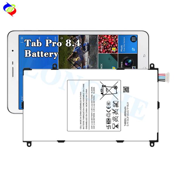 For SAMSUNG Original battery T4800U T4800E For Samsung Galaxy Tab Pro 8.4 in SM-T321 T325 T320 T321 Tablet Spare Batt PC 4800mAh
