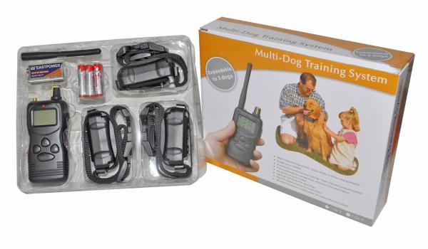 1000M LCD Remote Pet Training Collar For 2 Dogs With Static Shock / Vibration / Beep