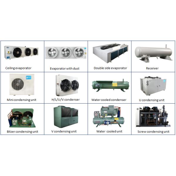 газ ребра 12mm разморозить тип DD блока охладителя испарителя воздушного охладителя холодной комнаты