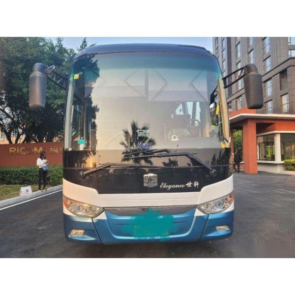 Used Zhongtong Bus LCK6119 48 Seats Rear Yuchai Engine Airbag Chassis Double Doors Nude Packing Left Hand Drive