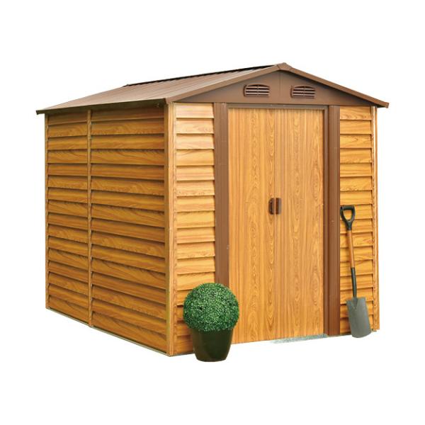 5x6Ft 6x8Ft 8x9Ft Outdoor Metal Storage Shed L195 x W236 x H209cm