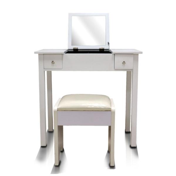 Грузить от ящиков таблицы 2 макияжа MDF склад-благородного европейского стиля США белых твердых деревянных