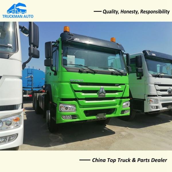 10 Wheel 70 Tons SINOTRUK HOWO 371HP Prime Mover Truck For Container Transport