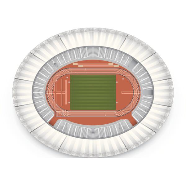 Прочная спортивная площадка настила Epdm следа Epdm Jogging мягкая резиновая