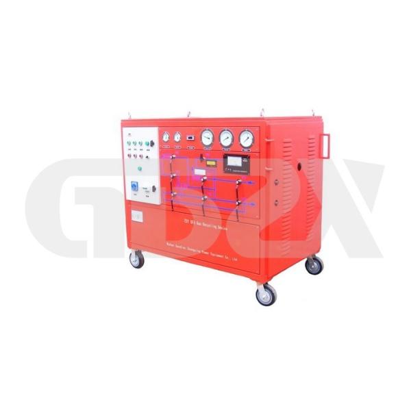 Vacuuming Filling SF6 Gas Analyzer 0.05m³ Storing Capacity Compact Structure,SF6 gas recovery purification device