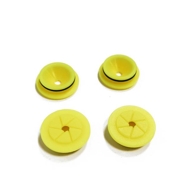 Small Hole Pressure Foot Insert Yellow Plastic For Takisawa Drilling Machine
