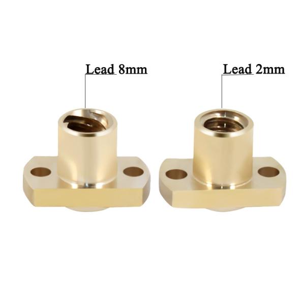Brass Lead Screw Diameter 8mm T8 Brass Screw Nut 3D Printer Springs
