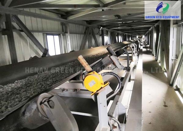 General Fixed Long Distance Belt Conveyor , Horizontal Belt Conveyor Wear Resistance