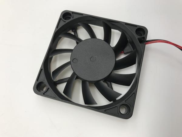 60 Mm Computer Cooling Fans Ball Bearing 12V DC Plastic Housing Low Noise