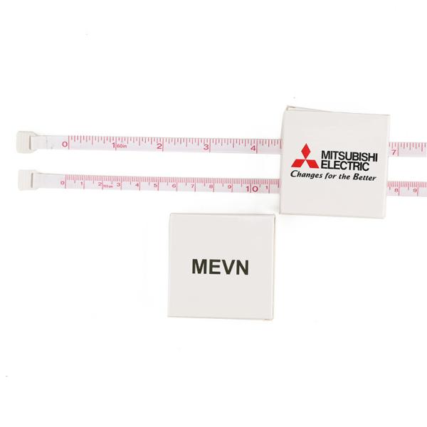 Wintape Personalized 1.5 Meter Measuring Units Square Shaped Key Ring Cute Souvenir Sewing Measurement Band With Button