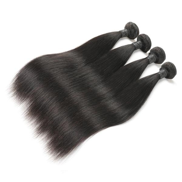 Non Remy Real Natural Looking Straight Weave No Synthetic Hair OEM Service