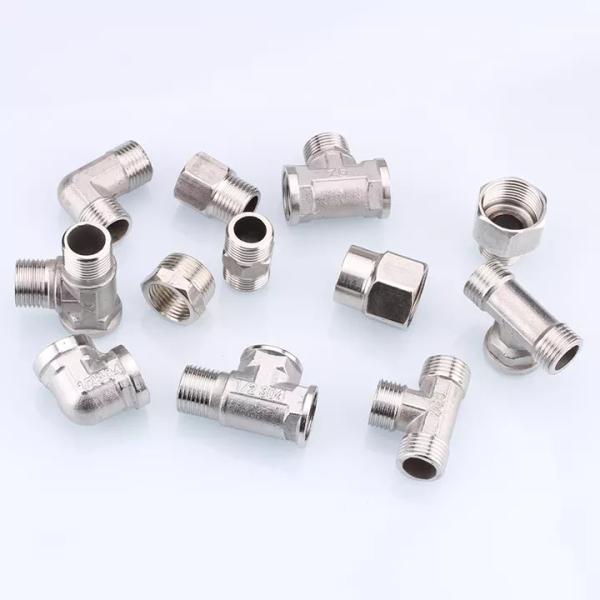 ASTM A403 Threaded Pipe Fitting Super Whole Male Female Straight Nipple 316 Stainless Steel