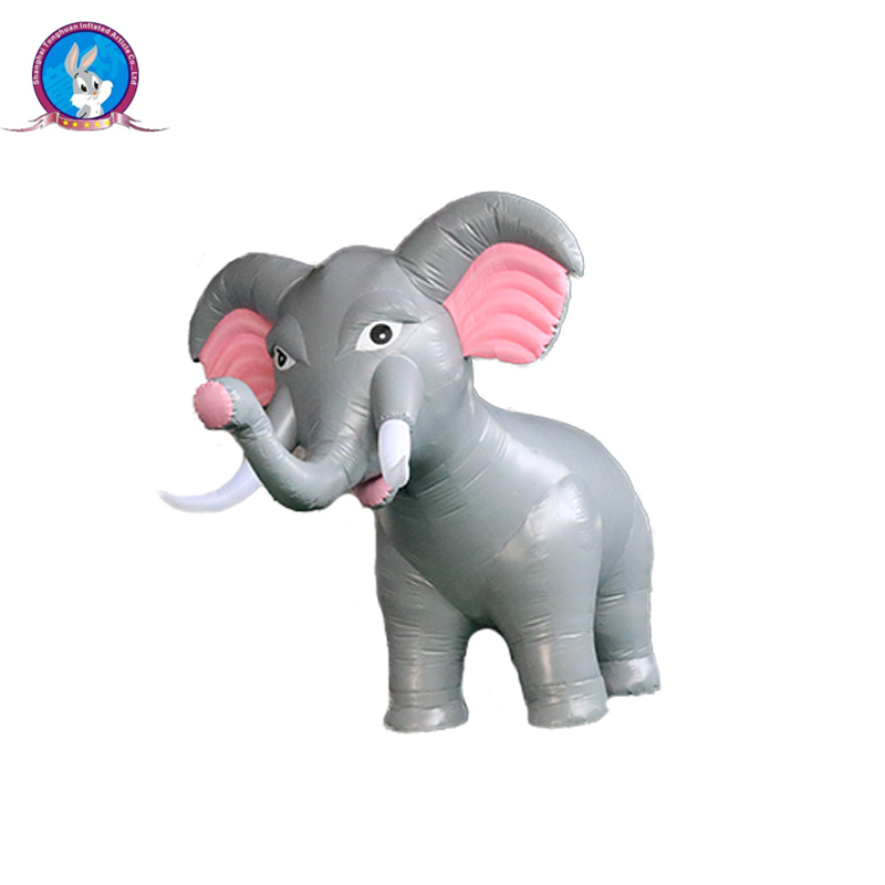 Large Outdoor PVC Inflatable Elephant Advertising Balloon with Customized Color Double or Quadruple Stitching and Repair Kit Included