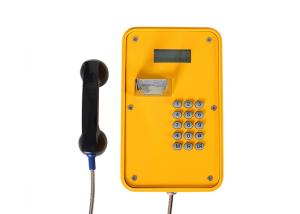 Telefone industrial exterior do teclado numérico padrão, telefone de IP67 VOIP