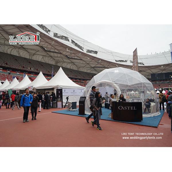 20m Diameter Transparent Fire retardant Waterproof Trade Show Lightweight
