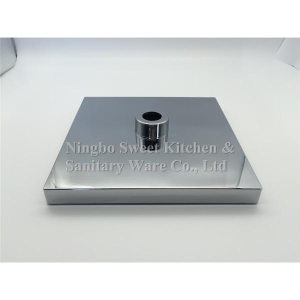 ABS plastic material square chrome plating shower head overhead shower top shower rain shower three sizes