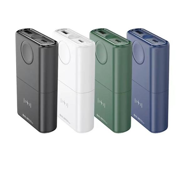 White ABS Backup Power Bank , Apple Watch Battery Pack 63mm Width