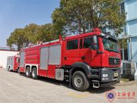Espuma multi y camión contraincendios combinado poder seco 341kw 6x4 del agua del propósito