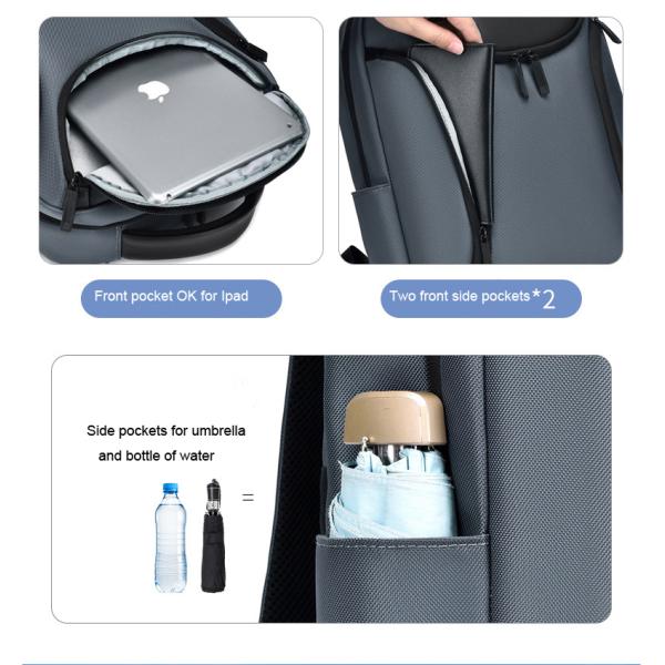 Компактный рюкзак для ноутбука Антиворовский водонепроницаемый женский рабочий рюкзак