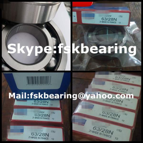 Automobile Gearbox 63/28 Single Row ABEC 7 Bearings Steel Balls