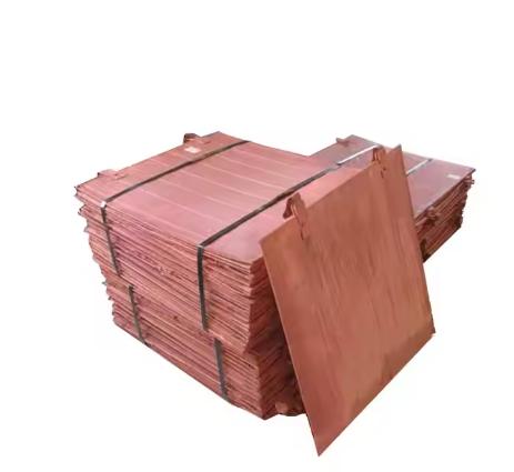 High Purity 97%-99.99% Red Electrolytic Copper Cathode 4mm-2500mm 1m-12m