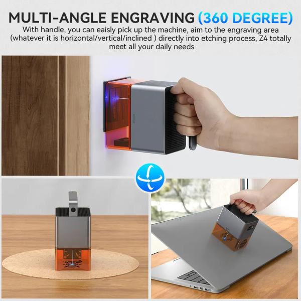 Home Mini Portable Handheld Laser Engraver Laser Marking Machine For Metal / Non Metal