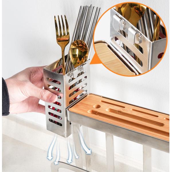 Стойка держателя разделочной доски Kitchenwares нержавеющей стали Anticorrosion 304 серебряная