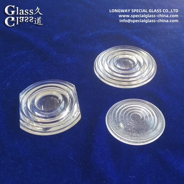 Thermal Resistance Efficient Borosilicate Fresnel Led Lens For Lighting Fixtures