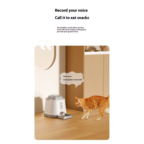 Intelligent Dog Feeder Trainer Eco-Friendly Solid Pattern Charge Automatic Snack Reward Machine Waterproof IPX5 Cats Pet Food