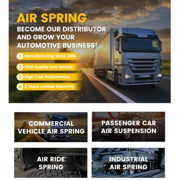 Весна воздуха SAF ЧЕЛОВЕКА Yiconton  Scania DAF BPW Hendrickson Scania Ridewell резиновая для автобуса трейлера тележки промышленного