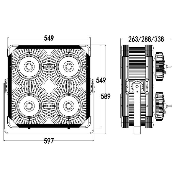 Хорошее футбольное поле цены 1000W 1200W 2000W на открытом воздухе привело света спорт