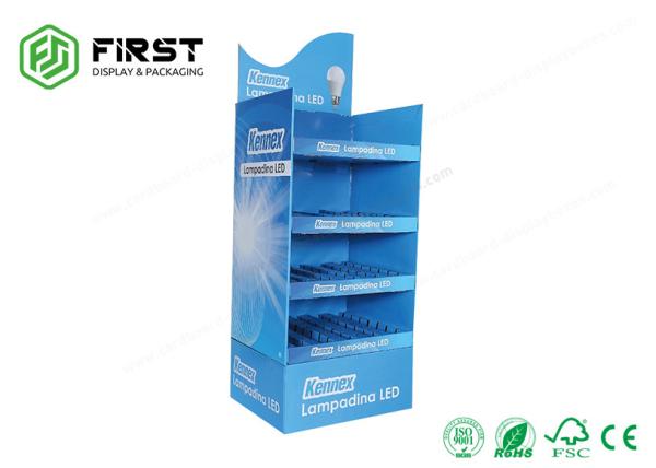 Eco Friendly CMYK Color Printing Custom Design Cardboard POP Displays Stand