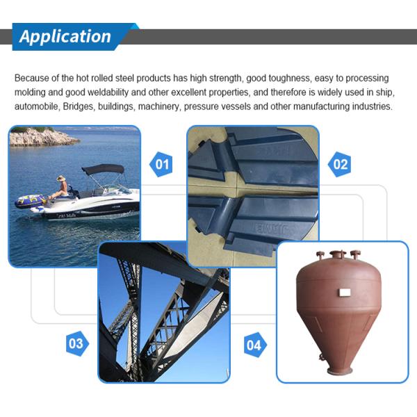 Hot Rolled Carbon Steel Coils S355jr A572 Gr.50 8mm 9.75mm 12.7mm Hr Ms Coil